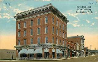 NC BURLINGTON FIRST NATIONAL BANK MAILED 1916 T48845  