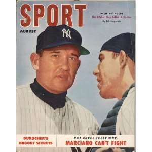 Yogi Berra Magazine   Sport Allie Reynolds & Cover August 