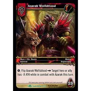  World of Warcraft WoW TCG   Azarak wolfsblood   Dark 