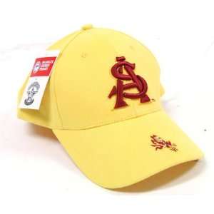   ASU Sun Devils Arizona State Univ Baseball Hat yel: Sports & Outdoors