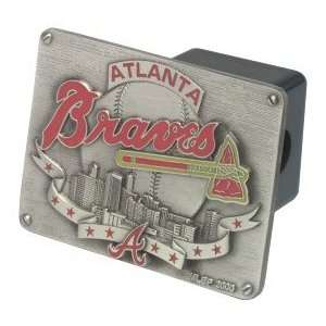  Atlanta Braves Trailer Hitch Cover: Sports & Outdoors