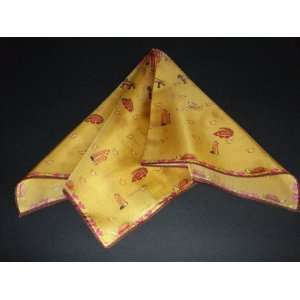   Small Scarf 22 Endangered Desert Animals in Yellow 