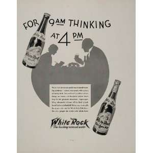  1932 Ad White Rock Mineral Water Ginger Ale Waukesha 