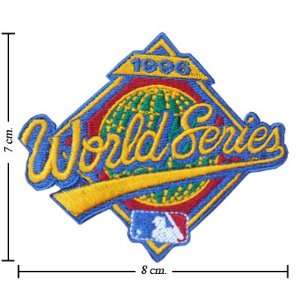  3pcs World Series Logo 1996 Emrbroidered Iron on Patches 