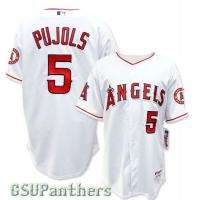   Pujols Authentic LA Anaheim Angels Home Jersey SZ 52 (2XL)  