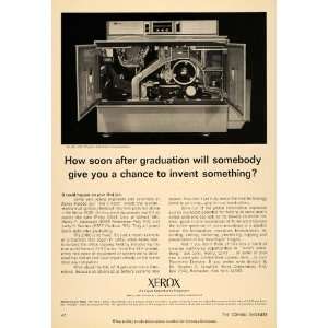  1966 Ad Xerox Corp 2400 Copier Machine Cornell Engineer 