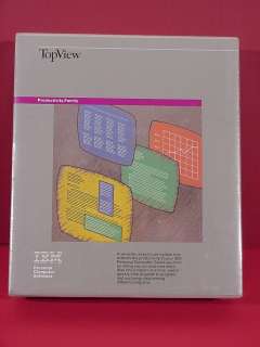 IBM TOP VIEW Software   Runs Multiple DOS programs at the same time 