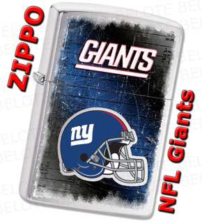 Zippo 2011 NFL New York Giants Chrome Lighter 28210 NEW  