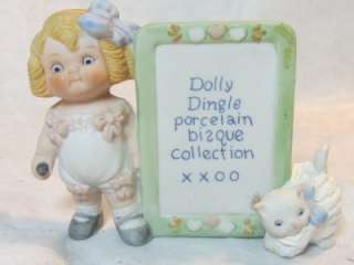 GLOBAL ART DOLLY DINGLE PORCELAIN BISQUE COLLECTION XXO  