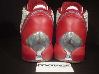 2007 Nike Air Jordan XXII XX2 22 ALPHA OMEGA WHITE RED BLACK SILVER DS 