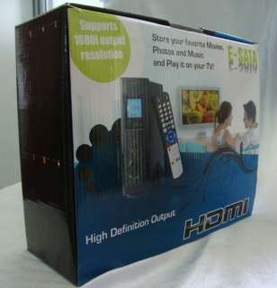   Media Player Divx/HDMI/eSATA/S Video/Card reader/5.1CH/AV/Ypbpr  