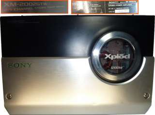 Xplod Sony 1200W Amp XM 2002GTW Car Amplifier XM 2002GT  