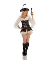 Starline Womens Rouge Pirate Dress Costume Set