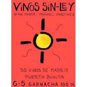  2007 Vinos Sin Ley AG5A Puerta Bonita Garnacha Vino De 