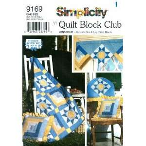  Simplicity Quilt Block Club 9169 ; #1 Variable Star & Log 