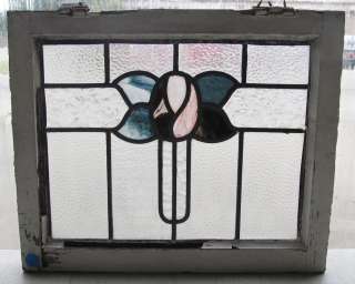 Antique Stained Glass Window Veriegated Macintosh Rose  