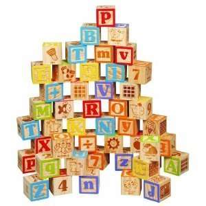  Maxim 40 Piece ABC Alphabet Blocks   44 MM Size: Toys 