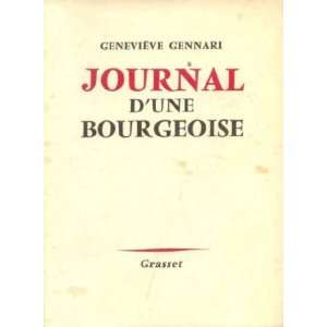  Journal dune bourgeoise Gennari Geneviève Books