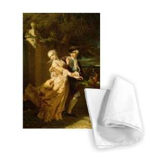 Lovelace Abducting Clarissa Harlowe, 1867   Tea Towel 100% Cotton 