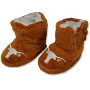  TEXAS LONGHORNS OFFICIAL BABY BOOTIES SZ EXTRA LARGE (12 