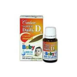  Carlson Labs Baby Natural Vitamin D Drops, 400 IU, 10ml 
