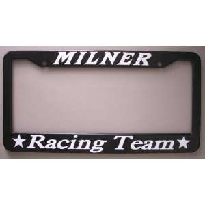   MILNER RACING TEAM license plate frame AMERICAN GRAFFITI Automotive