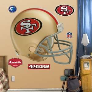  NFL San Francisco 49ers Helmet Fat Head: Sports & Outdoors