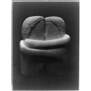  The Kiss,C Brancusi,American Painters Sculptures 1913 