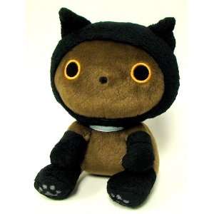  Kutusita Nyanko 6 Plush with Hood   Brown/Black Toys 