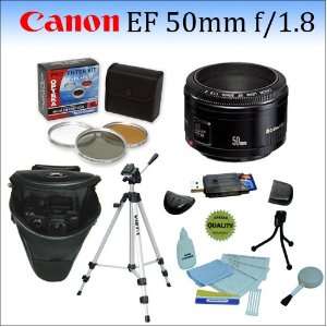  Canon EF 50mm f/1.8 II Camera Lens With Opteka Holster 