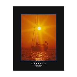  Success Sailing Inspirational College Dorm Poster