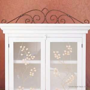  Bratt Decor Casablanca Iron Scroll Accent for Armoire 