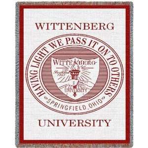  Wittenberg Univ Seal   69 x 48 Blanket/Throw: Sports 