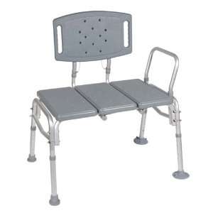 Drive Medical Drive Heavy Duty Bariatric Plastic Seat Transfer Bench 