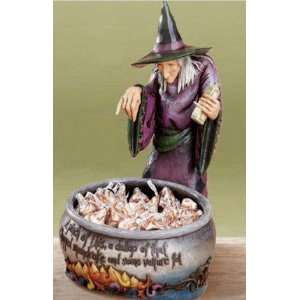  Jim Shore, Witches Brew   Witch with Cauldron Figure: Home 