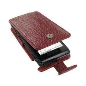  Flip Type Leather Red Crocodile Skin Phone Case For 