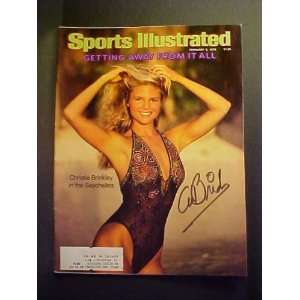 Christie Brinkley Autographed February 5, 1979 Sports Illustrated 
