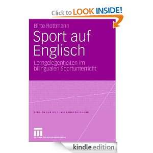 Sport auf Englisch: Lerngelegenheiten im bilingualen Sportunterricht 