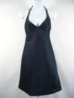 NWT MARC JACOBS Blue Rhinestone Halter Dress 0 $2695  