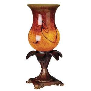  Amber Glass Uplight Accent Lamp: Home Improvement