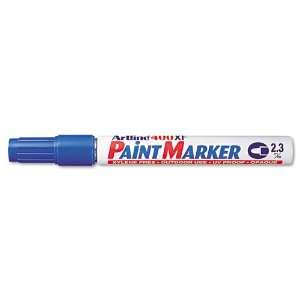 : Artline Products   Artline   Paint Marker, Bullet Tip, 2.3 mm, Blue 