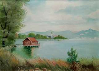 Chiemsee, Blick zur Fraueninsel, um 1930  