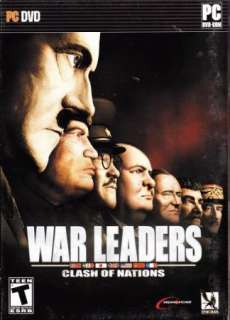 War Leaders: Clash of Nations PC DVD WWII strategy game  