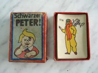WW2 ORIGINAL GERMAN CHILD’S CARD GAME   BLACK PETER  
