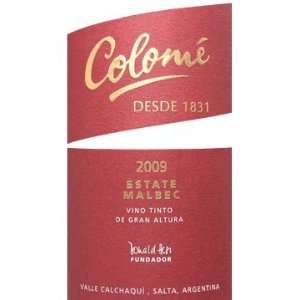  2009 Colome Malbec Calchaqui Valley 750ml Grocery 