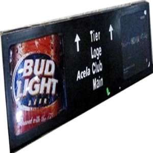 Tier Loge Acela Club Main(Bud Light and Sony Plastic Advertisement 
