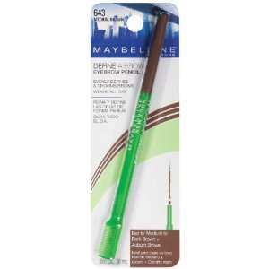Maybelline New York Define a brow Eyebrow Pencil, Medium Brown 643, 2 