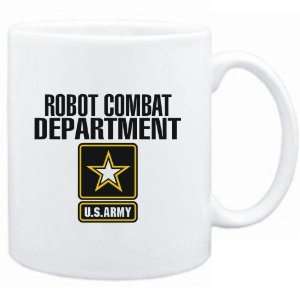  Mug White  Robot Combat DEPARTMENT / U.S. ARMY  Sports 