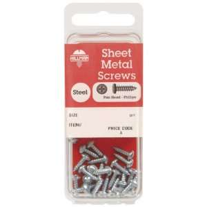    Hillman Zinc Plated Steel Sheet Metal Screws: Home & Kitchen