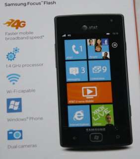 AT&T Samsung SGH 1677 Flash Windows Phone Smartphone  